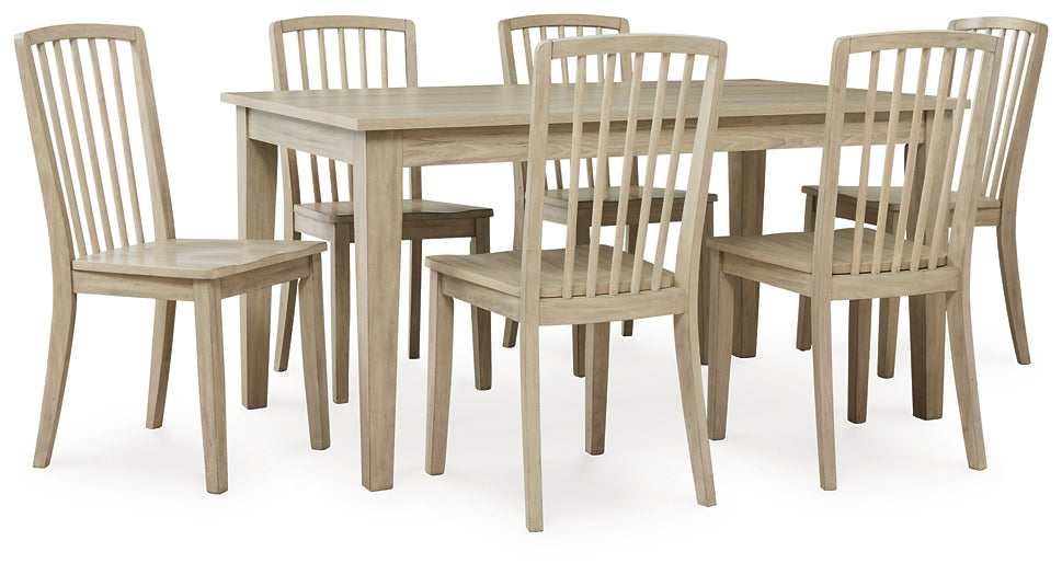 Ashley Express Gleanville Dining Table and 6 Chairs Leslie s