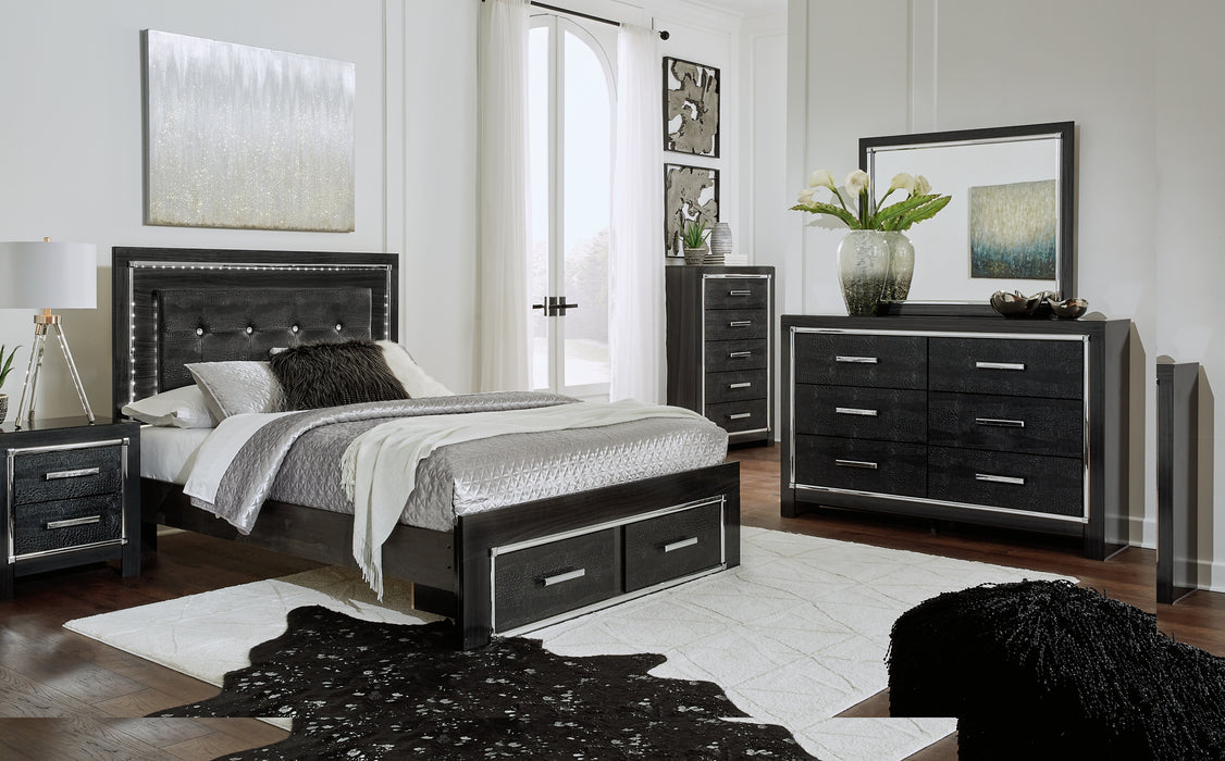 Kaydell  Upholstered Panel Bed With Storage