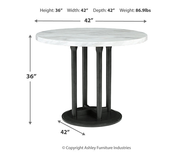 Ashley Express - Centiar Round DRM Counter Table