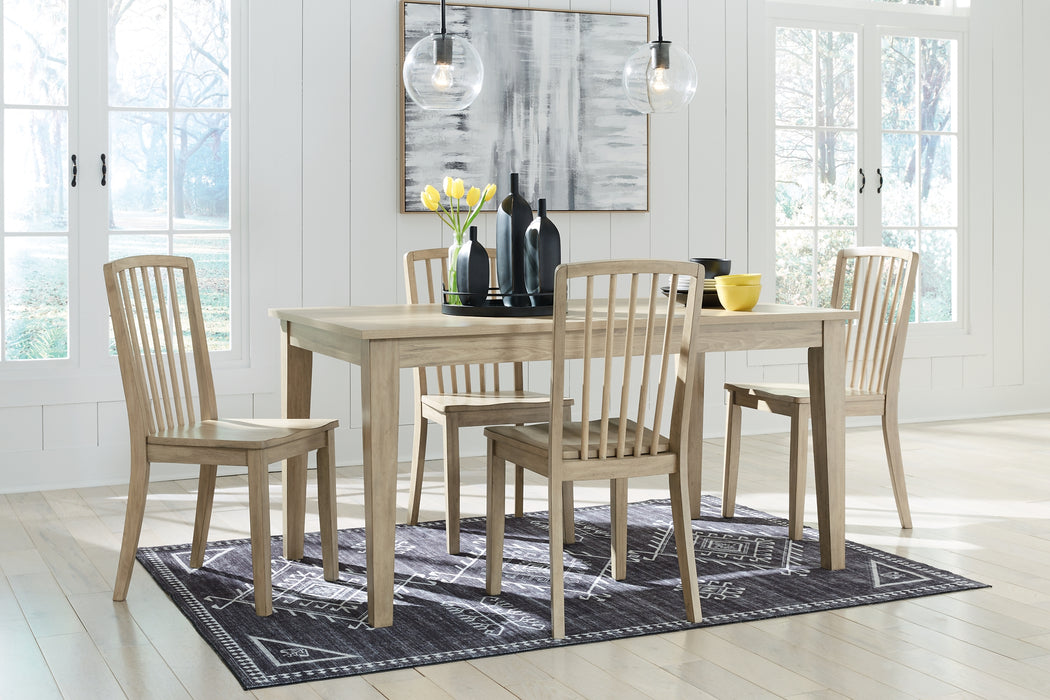 Ashley Express - Gleanville Dining Table and 4 Chairs