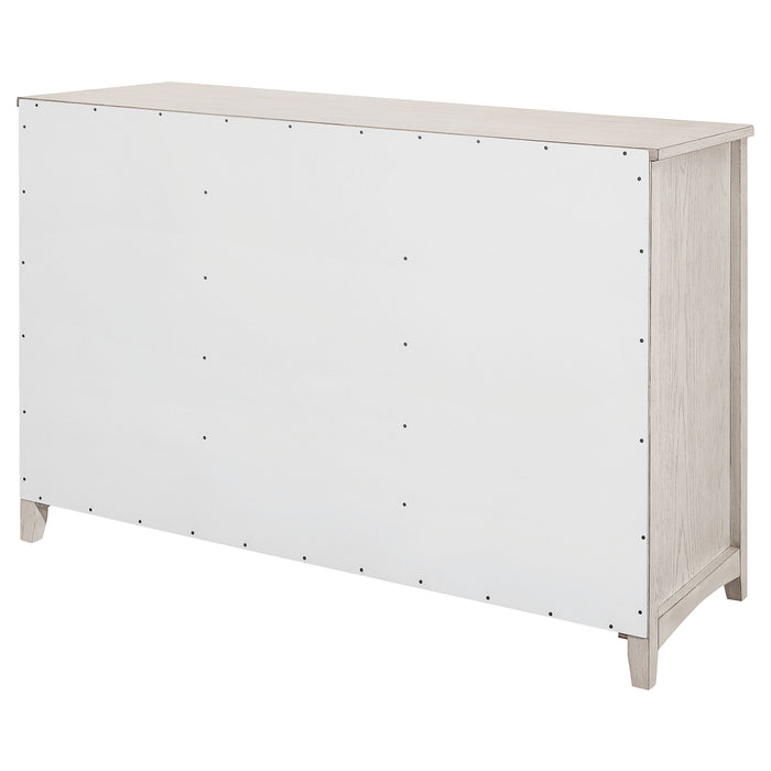 Kirby 3-drawer Sideboard Buffet Cabinet Rustic Off White