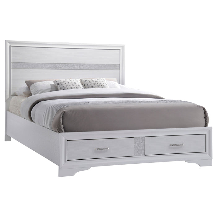 Miranda 4-piece California King Bedroom Set White