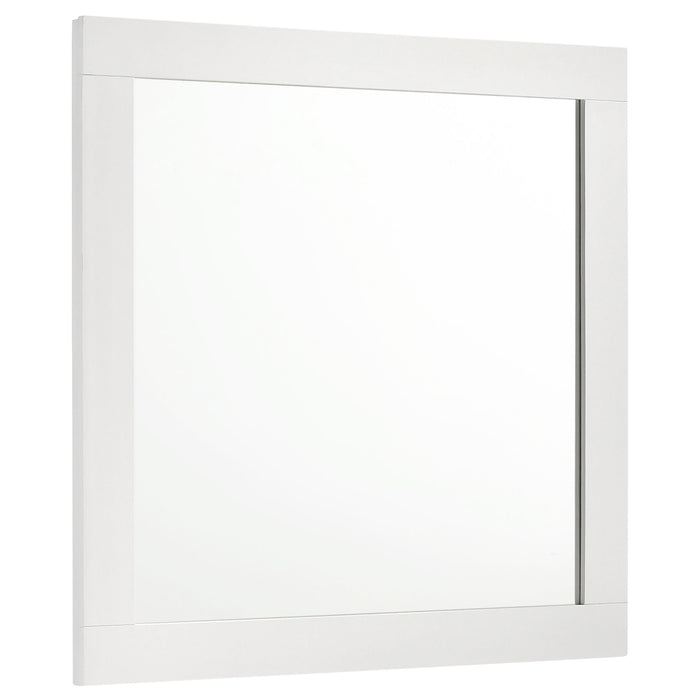 Caraway Dresser Mirror White