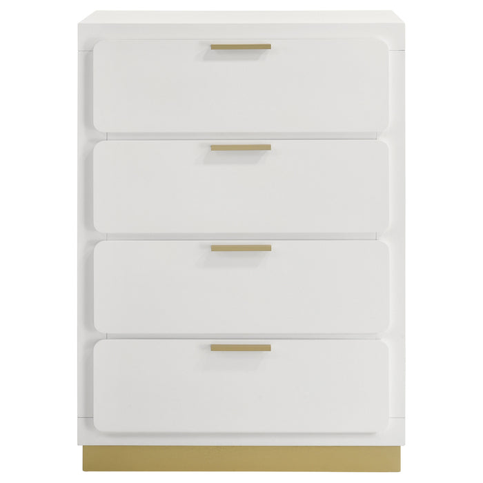 Caraway 4-drawer Bedroom Chest White