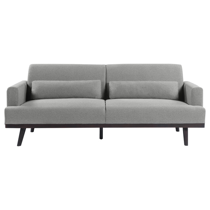 Blake 3-piece Upholstered Track Arm Sofa Set Sharkskin