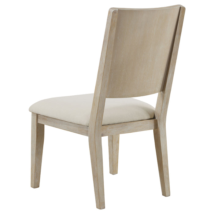 Trofello Cushioned Dining Side Chair White Washed (Set of 2)