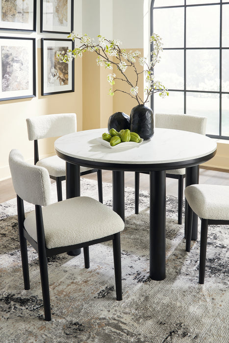 Ashley Express - Xandrum Dining Table and 4 Chairs