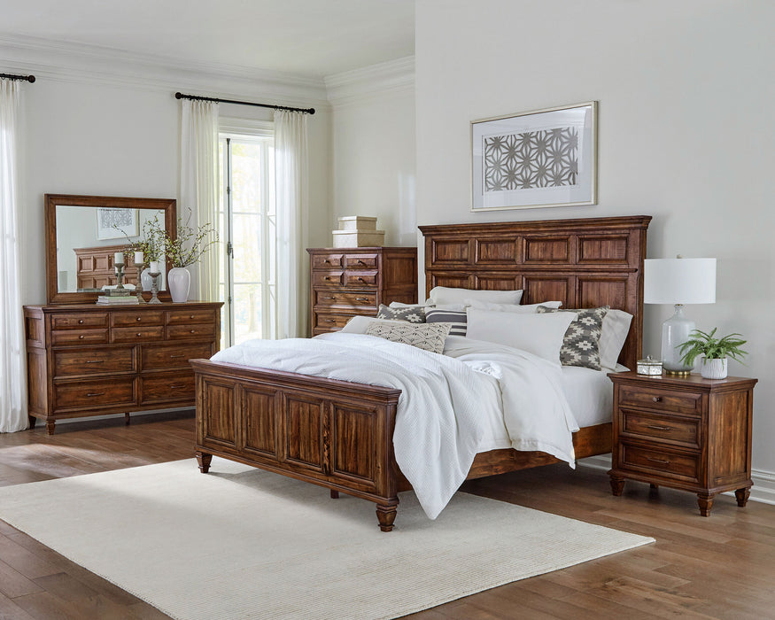 Avenue 5-piece Eastern King Bedroom Set Weathered Brown