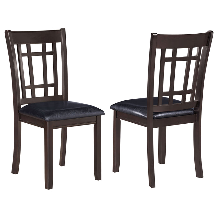 Lavon Wood Dining Side Chair Espresso (Set of 2)