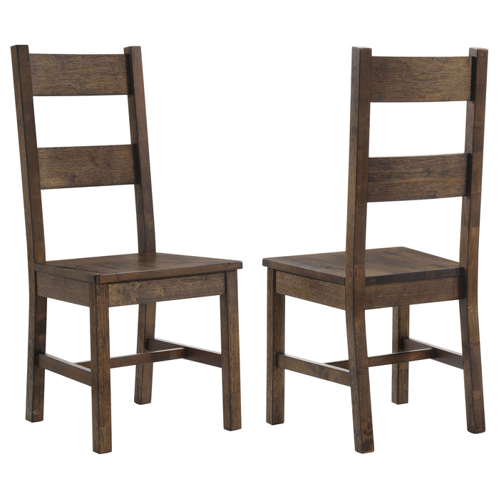 Coleman Dining Side Chair Rustic Golden Brown (Set of 2)