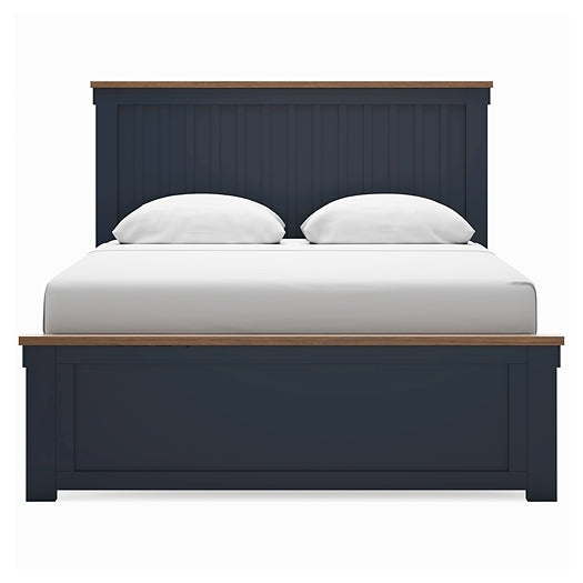 Ashley Express - Landocken Queen Panel Bed with 2 Nightstands