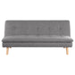 Scout Upholstered Tufted Convertible Sofa Bed Grey