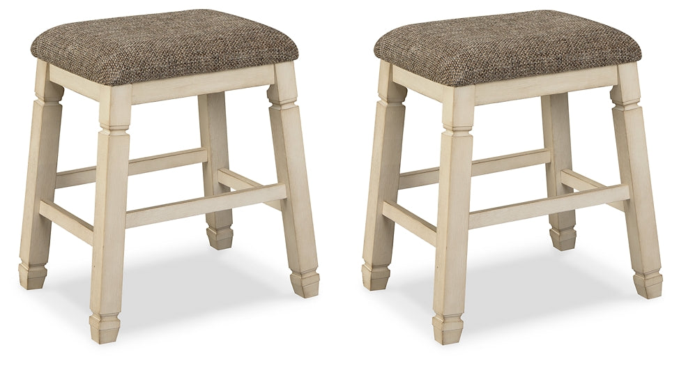 Ashley Express - Bolanburg Upholstered Stool (2/CN)