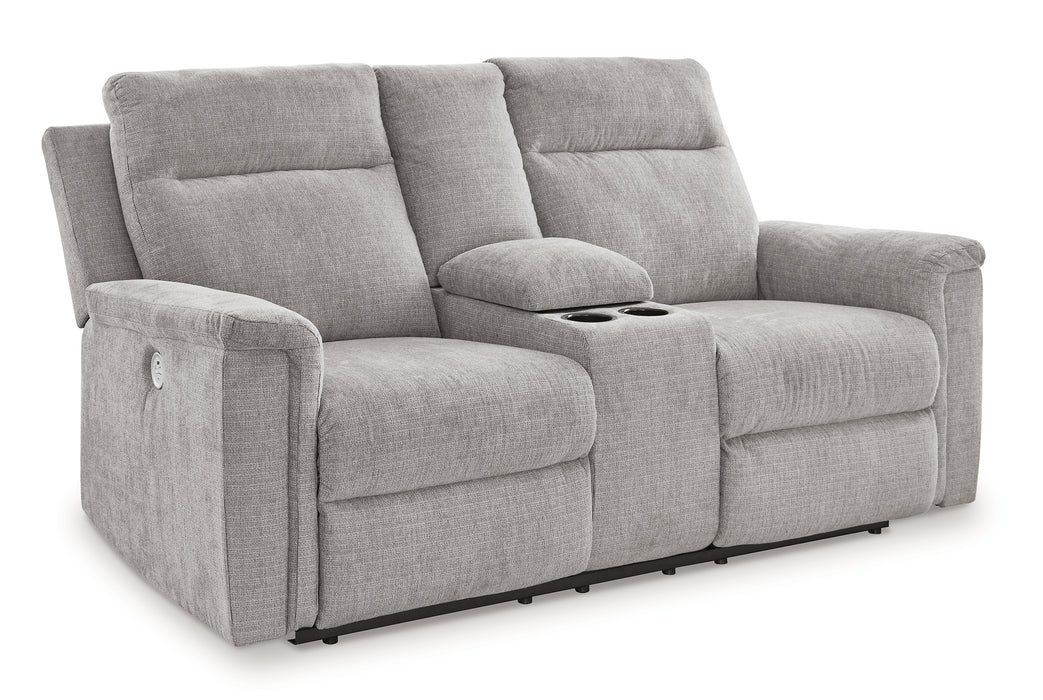 Barnsana DBL REC PWR Loveseat w/Console