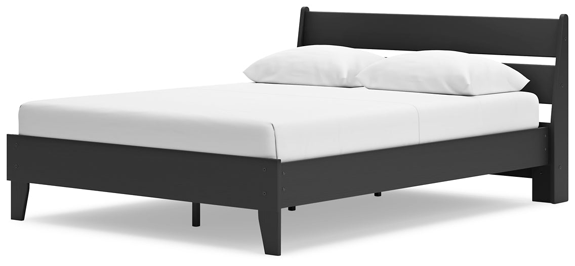 Ashley Express - Socalle Queen Panel Platform Bed with Dresser and Chest