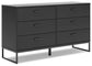 Ashley Express - Socalle Full Panel Headboard with Dresser, Chest and 2 Nightstands