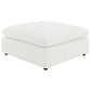 Raleigh Boucle Upholstered Ottoman Ivory