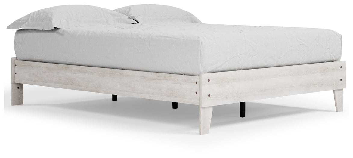 Ashley Express - Shawburn Queen Platform Bed with Dresser and 2 Nightstands