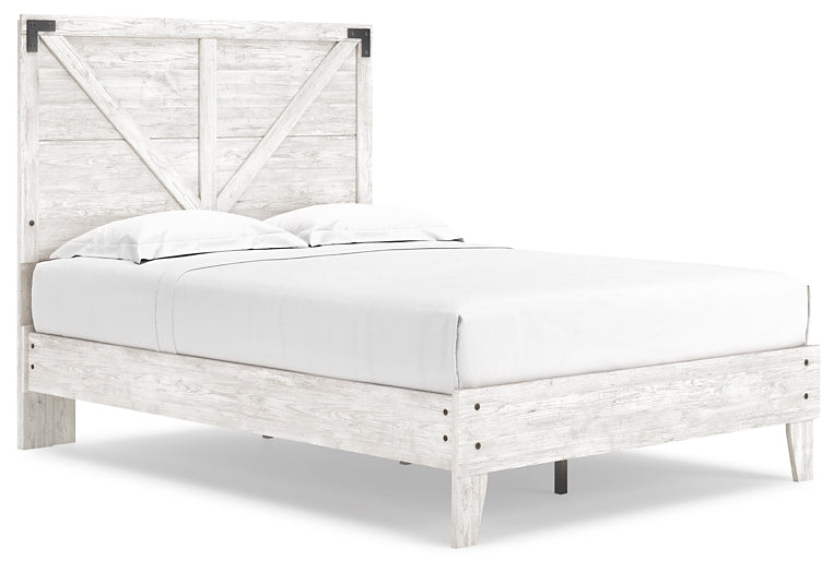 Ashley Express - Shawburn Full Panel Platform Bed with 2 Nightstands