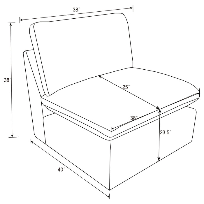 Collins Modular Power Sofa Grey