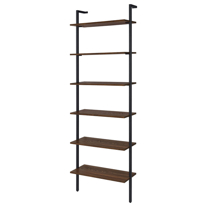 Owens 3-piece 96-inch Wall Mounted Bookshelf Set Walnut