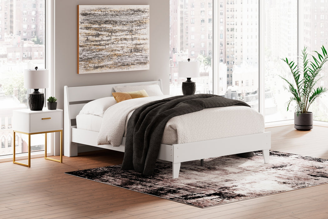 Ashley Express - Socalle Queen Platform Bed with Dresser and Nightstand