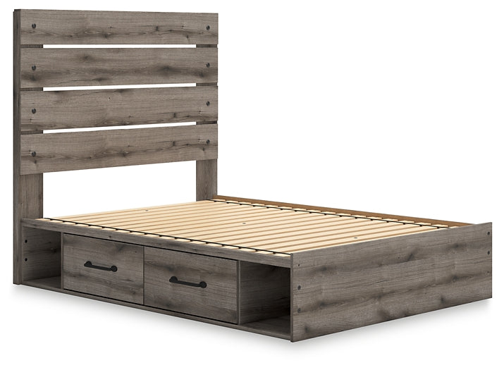 Graystorm  Panel Storage Bed