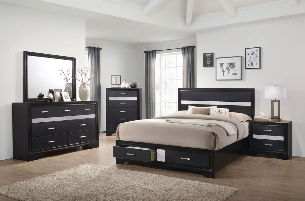 Miranda 7-drawer Dresser Black