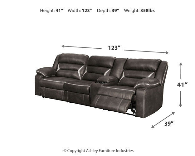 Kincord 2-Piece Power Reclining Sectional Sofa