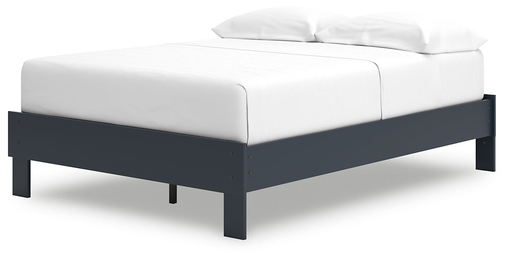 Ashley Express - Simmenfort Full Platform Bed with Dresser, Chest and 2 Nightstands