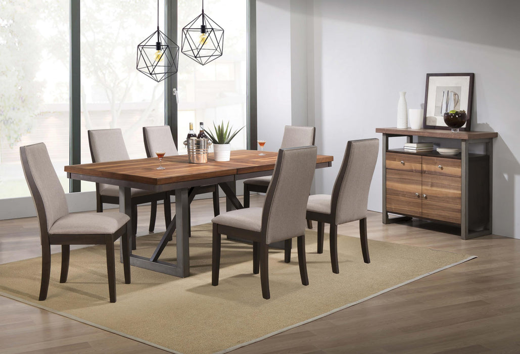 Spring Creek 5-piece Rectangular Dining Table Set Taupe