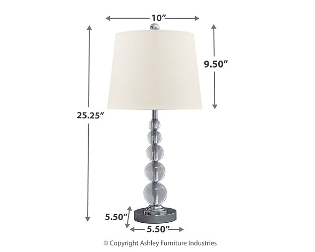 Ashley Express - Joaquin Crystal Table Lamp (2/CN)