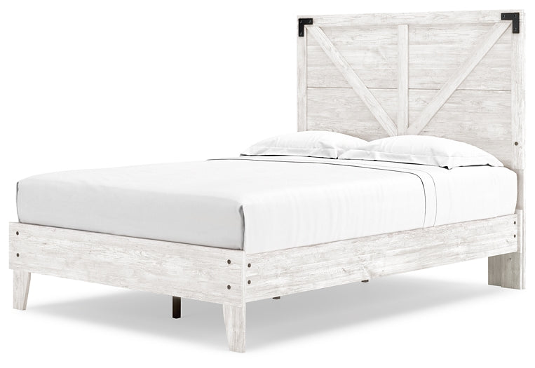 Ashley Express - Shawburn  Crossbuck Panel Platform Bed