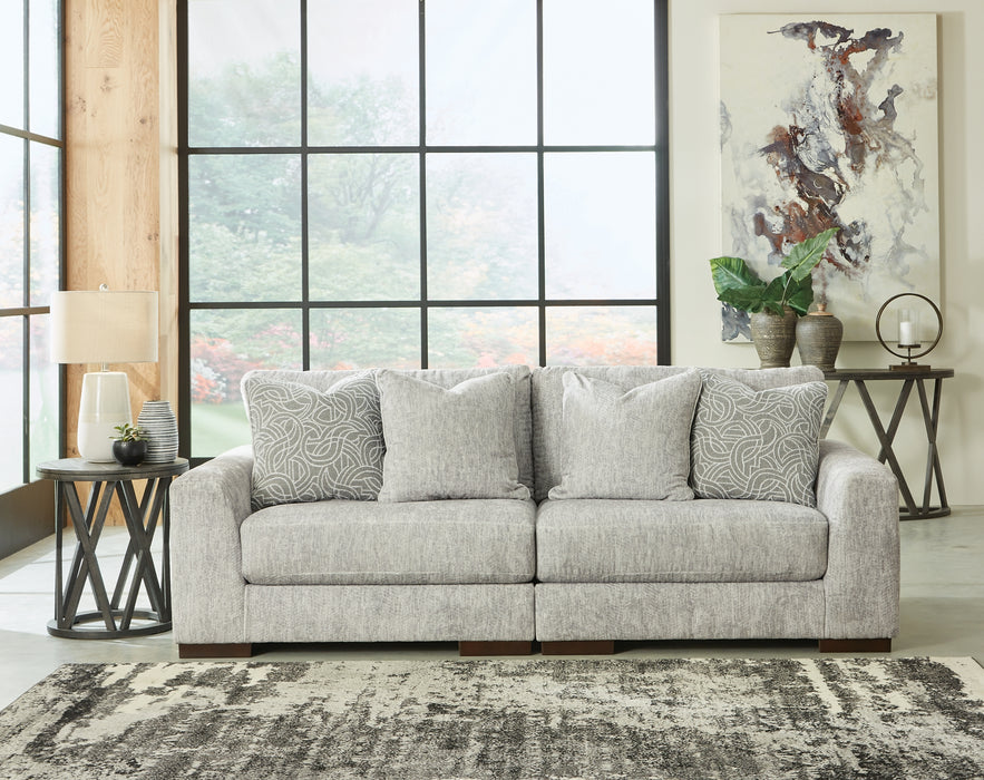 Regent Park 3-Piece Sectional with Ottoman