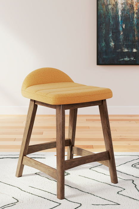 Ashley Express - Lyncott Upholstered Barstool (2/CN)