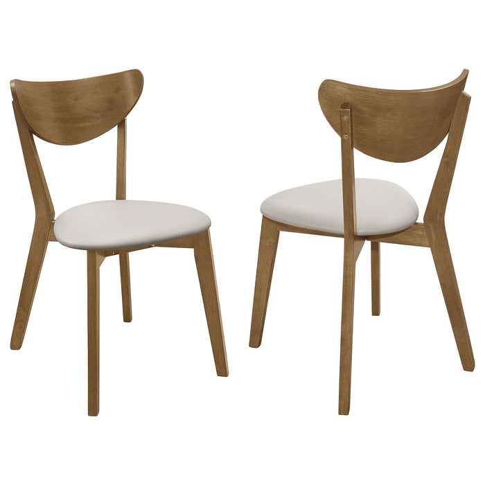 Kersey Wood Dining Side Chair Chestnut (Set of 2)