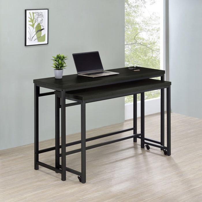 Hawes 4-piece Multipurpose Counter Height Table Set Black