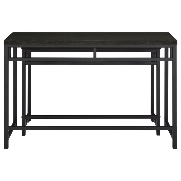 Hawes 4-piece Multipurpose Counter Height Table Set Black