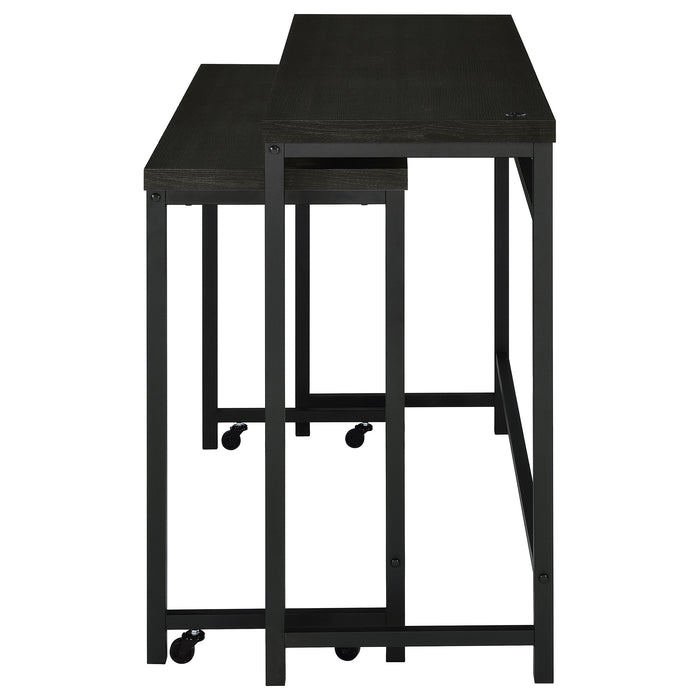 Hawes 4-piece Multipurpose Counter Height Table Set Black