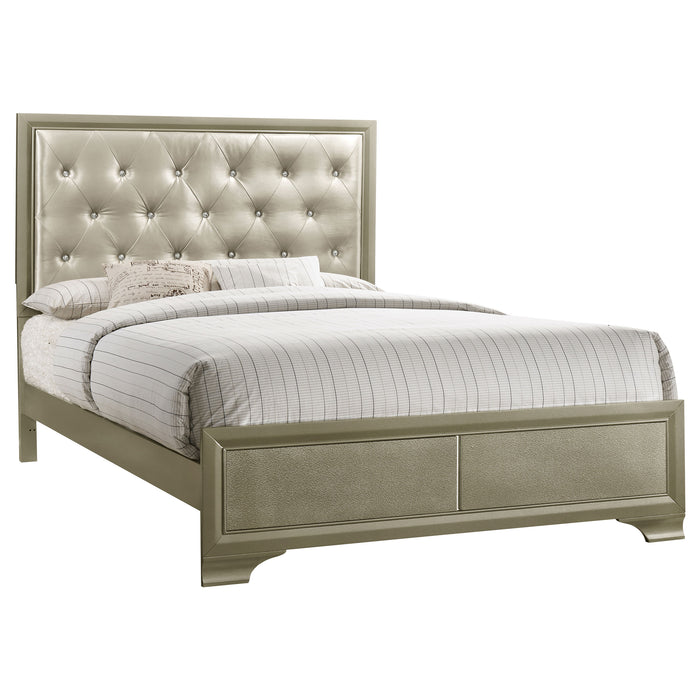 Beaumont 5-piece Queen Bedroom Set Champagne