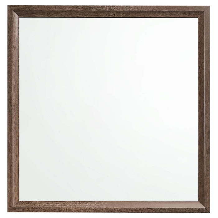 Brandon Dresser Mirror Warm Brown