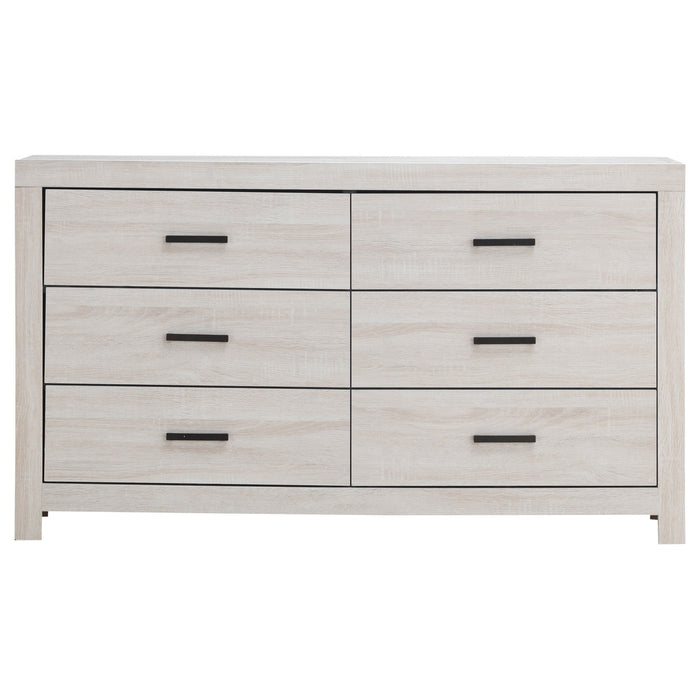 Brantford 4-piece Eastern King Bedroom Set Coastal White