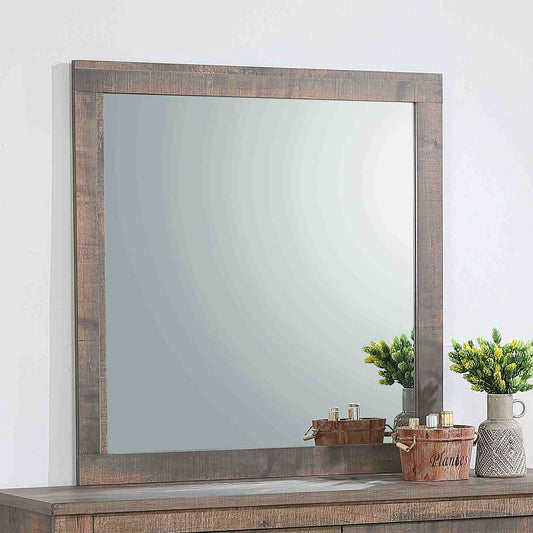 Frederick Dresser Mirror Weathered Oak