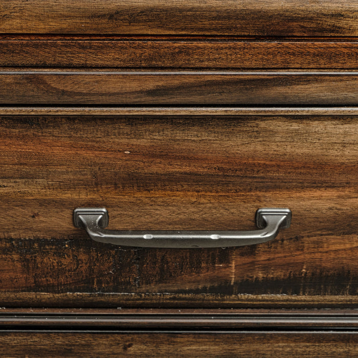 Avenue 8-drawer Bedroom Chest Weathered Burnished Brown