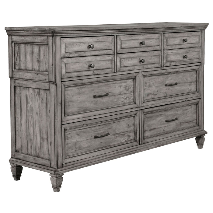 Avenue 4-piece Eastern King Bedroom Set Weathered Grey