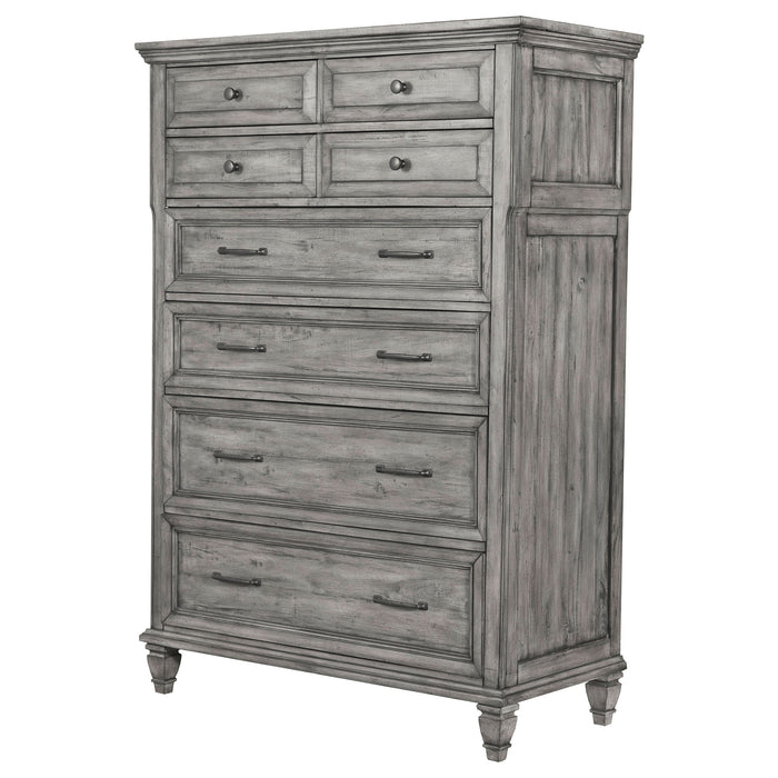 Avenue 8-drawer Bedroom Chest Weathered Grey