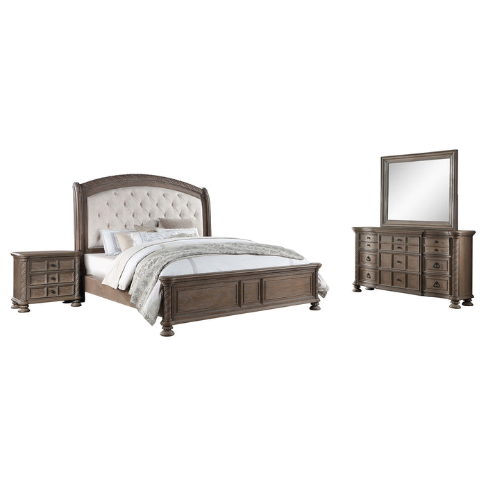 Emmett 4-piece Queen Bedroom Set Walnut