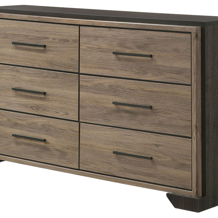 Baker 6-drawer Dresser Light Taupe