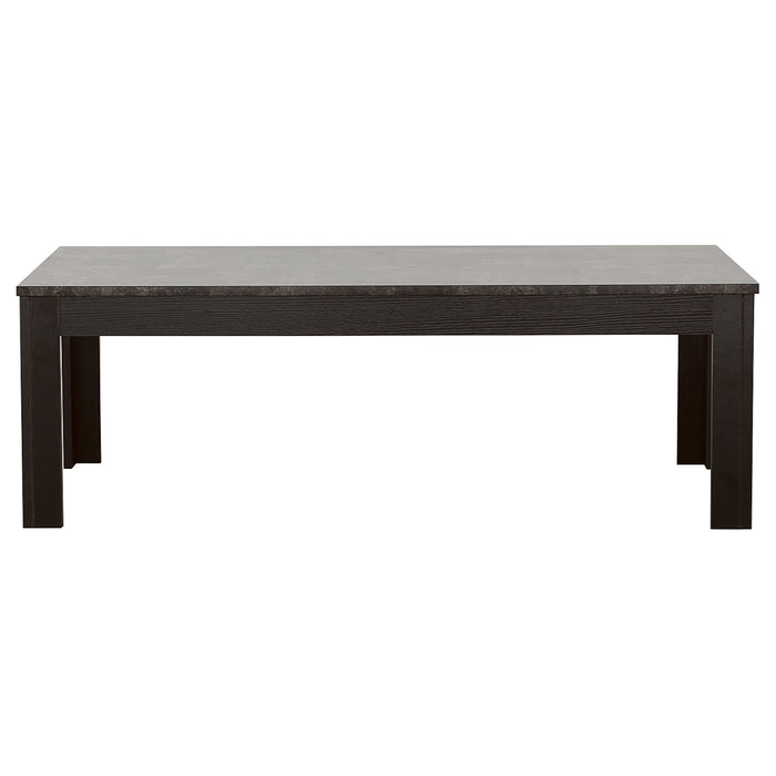 Rhodes 3-piece Faux Marble Top Coffee Table Set Grey