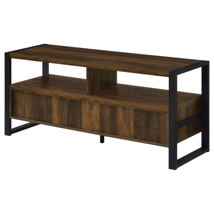 James 2-drawer Engineered Wood 48" TV Stand Dark Pine